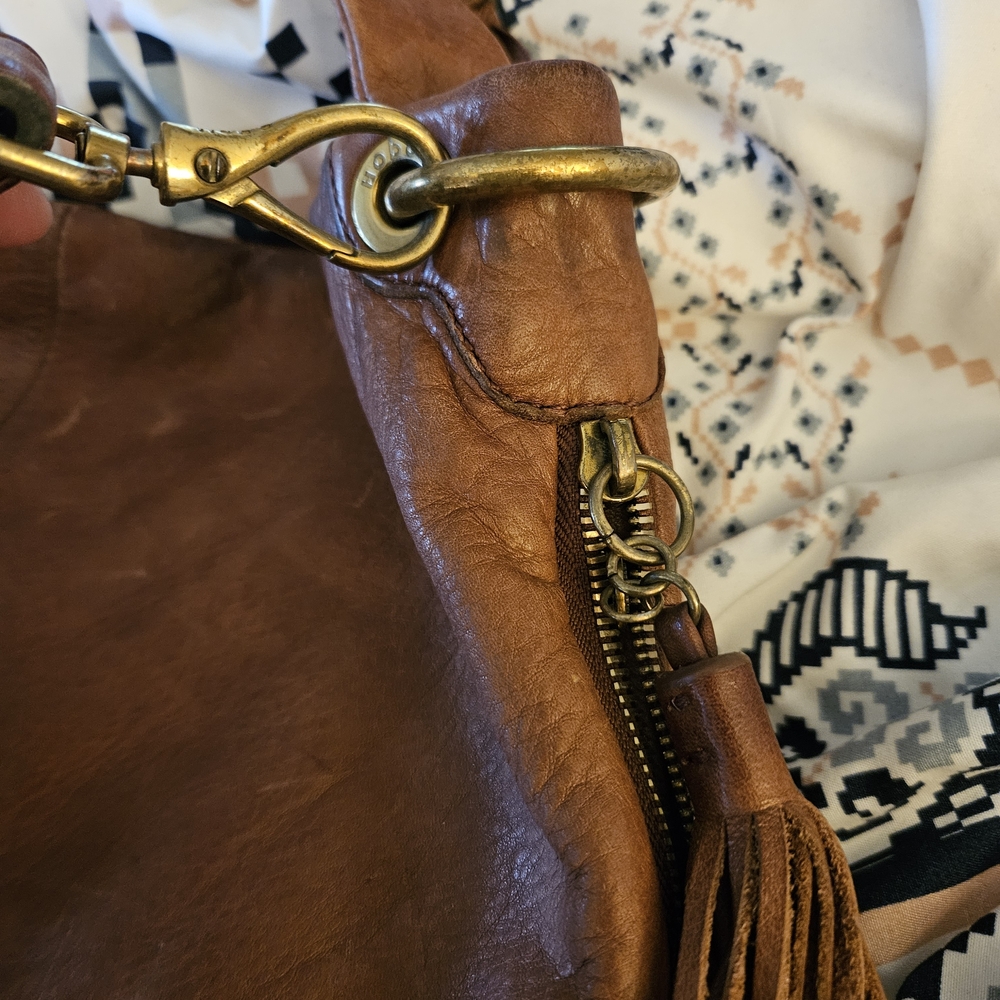 Hobo Womens Brown Leather Crossbody Bag - Picture 4 of 11